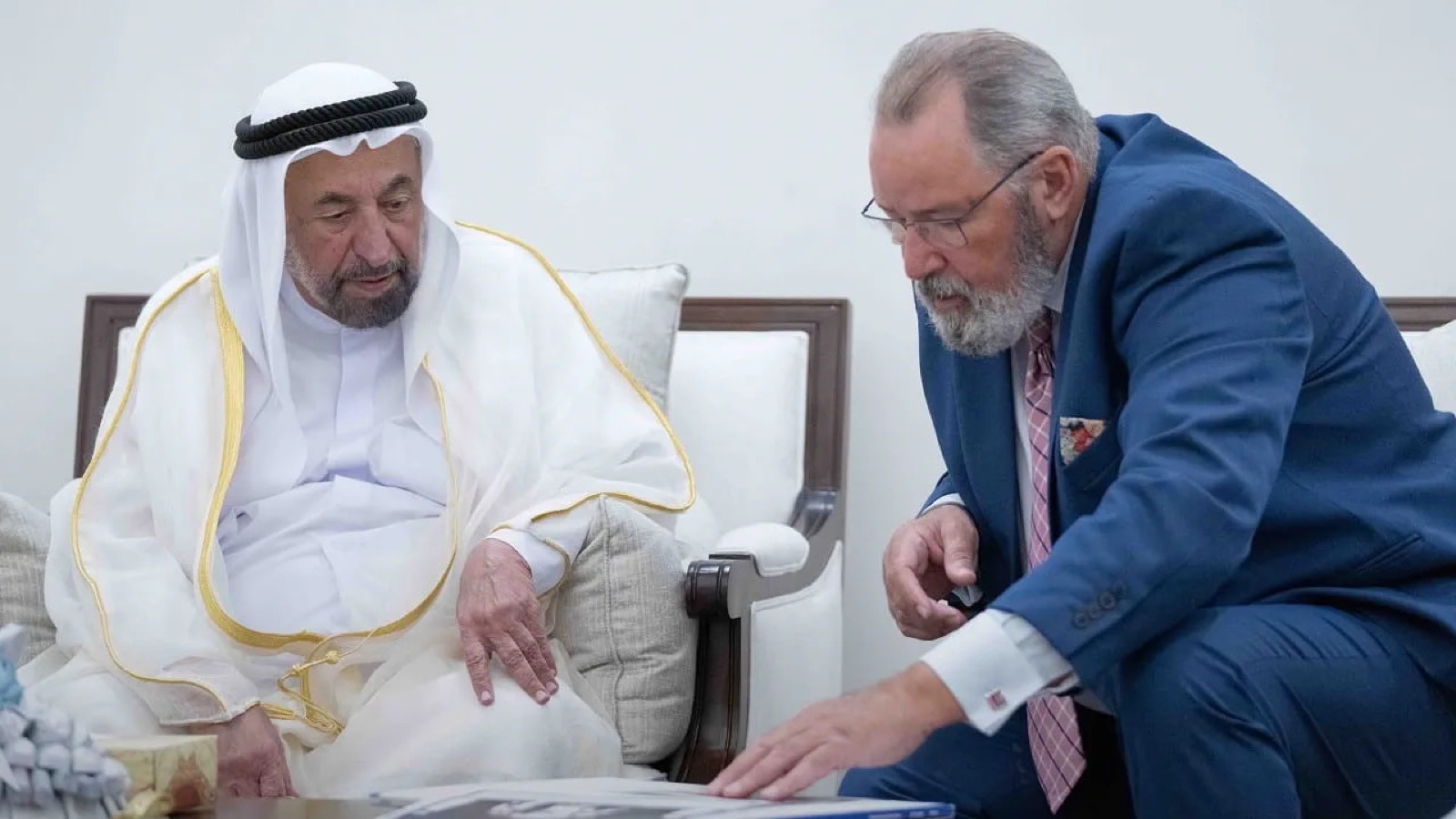 With His Highness the Ruler of Sharjah